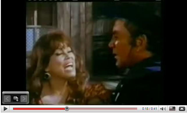 Perlita and Buck Cannon in High Chaparral
