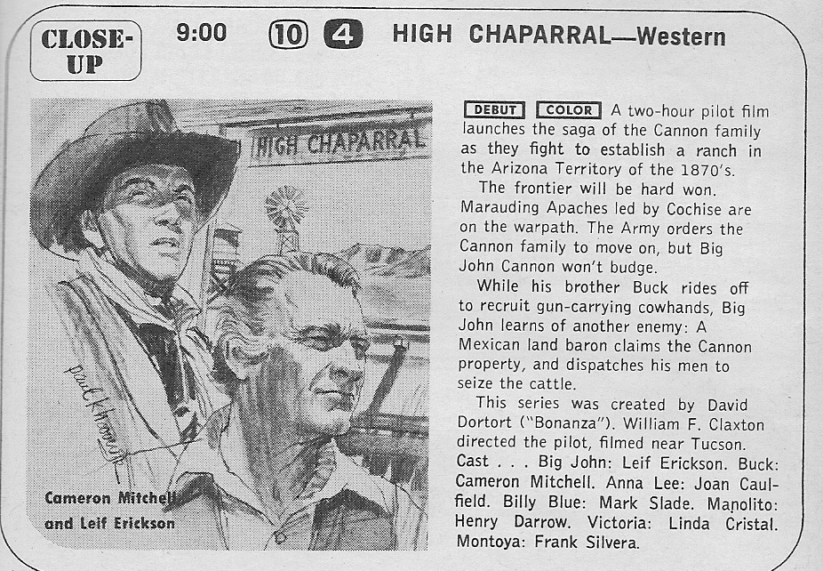 High Chaparral Ad