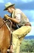 Mounting a horse on The High Chaparral